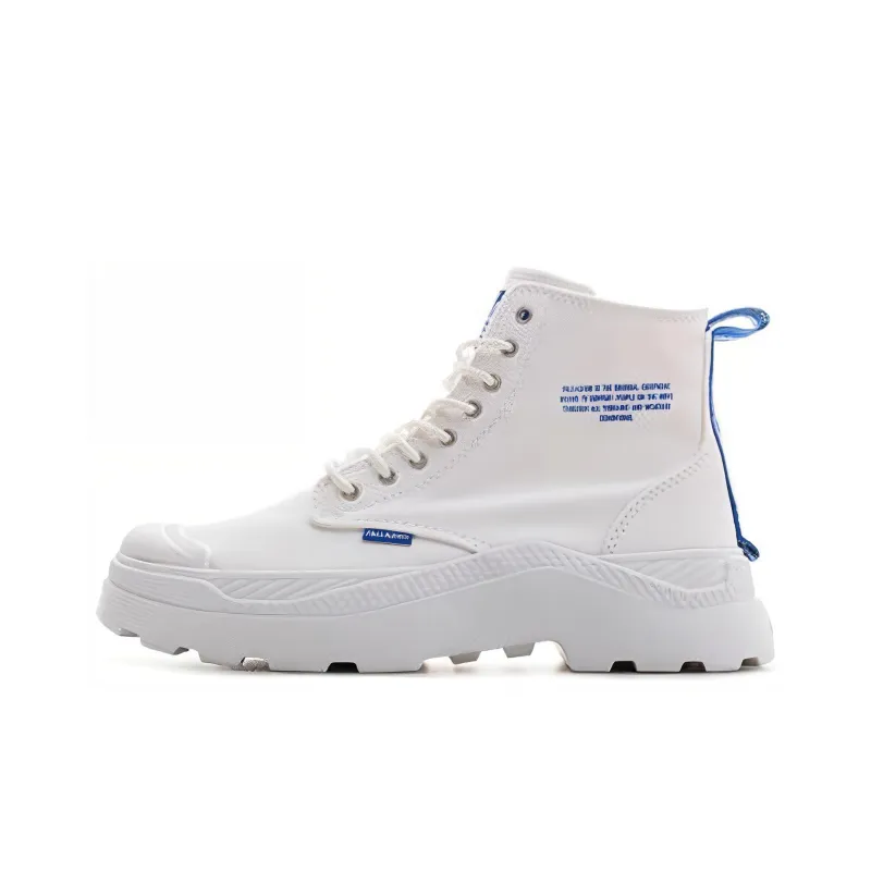 Palladium Pallakix Hi Dare Safe Ankle Length Martin Boot Unisex Ecru-0
