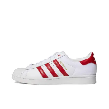 Adidas Originals Superstar Velcro White Red
