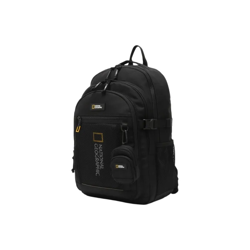 NATIONAL GEOGRAPHIC Nylon Backpack Women's Black-1