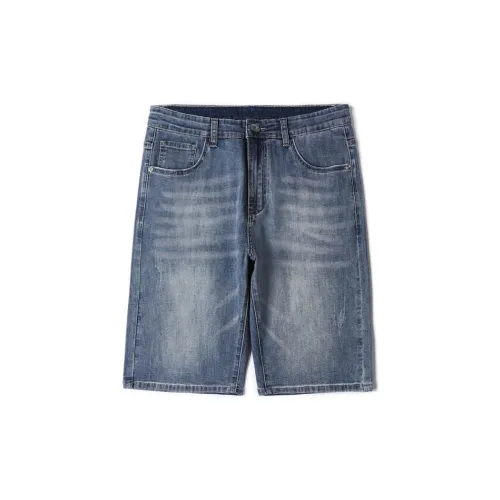 JEEP SPIRIT Denim Shorts Men Blue