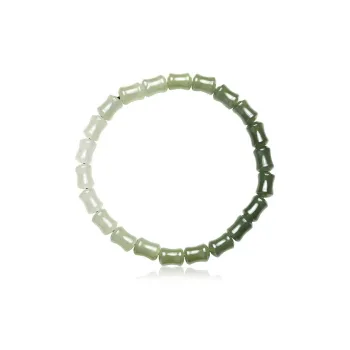 CHAOHONGJI Hetian Jade Bracelets Women's Pale Greenish White Jade