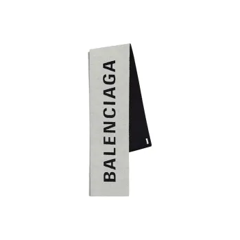 Balenciaga Knit Scarves Men's Gray