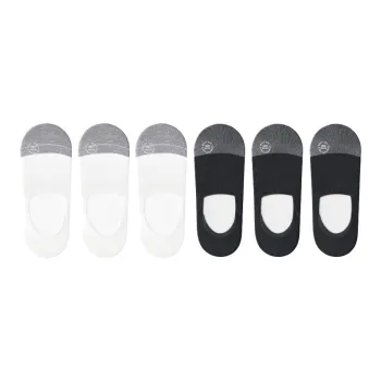 B&C.Room SS24 No Show Socks Spring Summer Men's 6 Pack