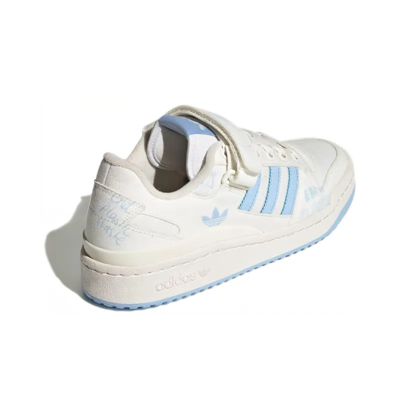 Adidas Forum Low White Blue Women's-3