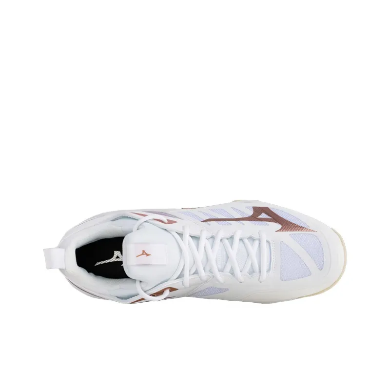Mizuno Wave Dimension 'White Rose Gold' Women's-3
