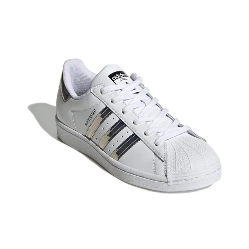 Adidas Superstar Cloud White Silver Metallic Women's-2