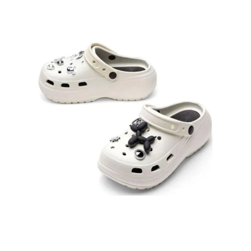 TOOMANYSHOES Light Balloon Clogs 5.5cm Women's-6