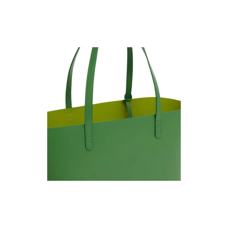 MANSUR GAVRIEL Cotton Tote Bag Shopping Bag Handbag Large Size Women's Mint And Light Green-3