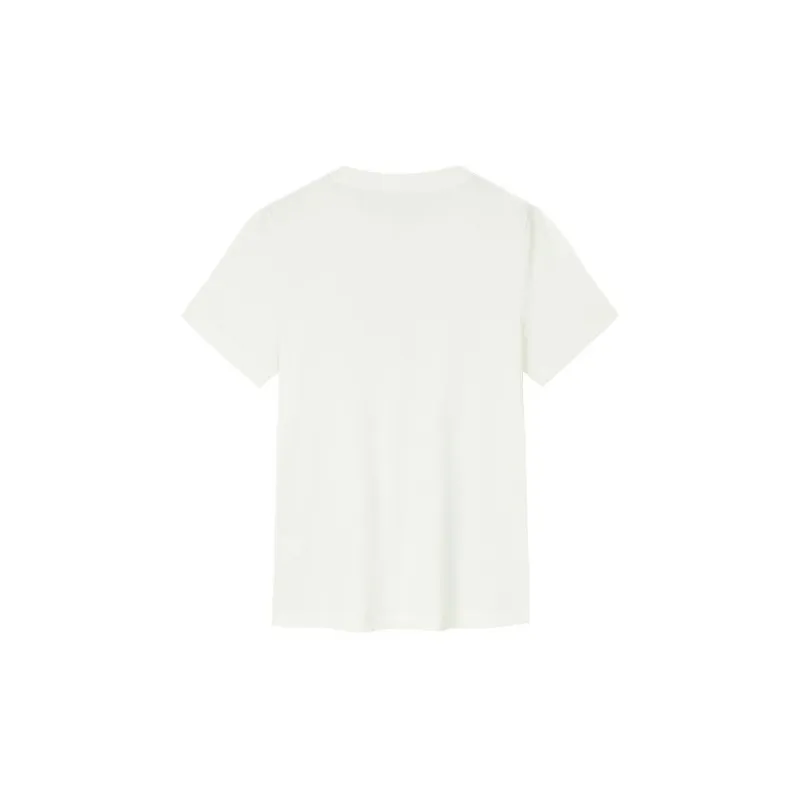 Anta Variety Training Collection Regular T Shirt Women's Corn White-1