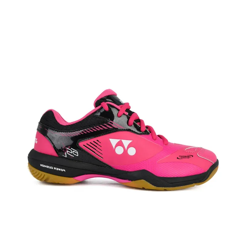 YONEX Badminton Shoes Women's Low Top Pink/Red/Black-1