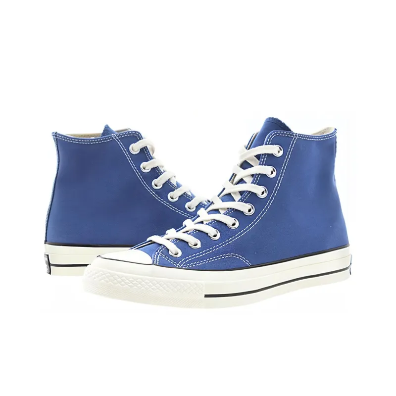 Converse Chuck Taylor All Star 1970s Hi Top True Non slip Lightweight High Top Canvas Shoes Unisex Blue White-3