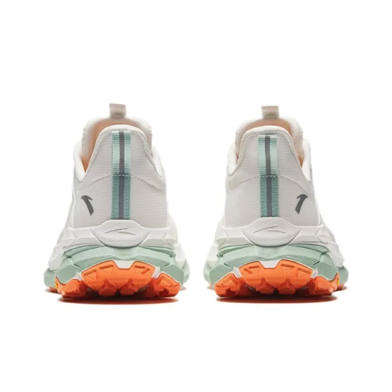 Anta Shock Absorbers Low Top Running Shoes Women's White Gray Cyan-3