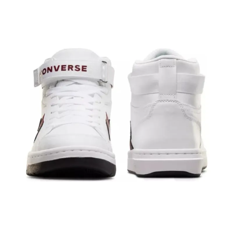 Pro Blaze Converse V2 Leather Mid 'White Cherry Daze'-3