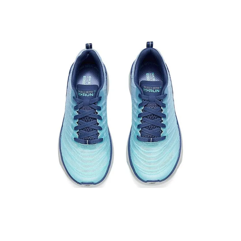 Skechers Cushioned Wear Resistant Lightweight Low Top Running Shoes Women's Blue-3