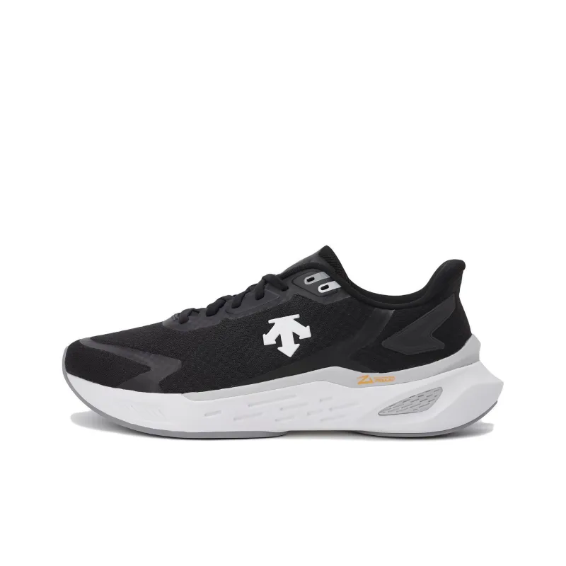 DESCENTE Energize Z Cushioning Lightweight Low-Top Running Shoes Unisex Black White-0