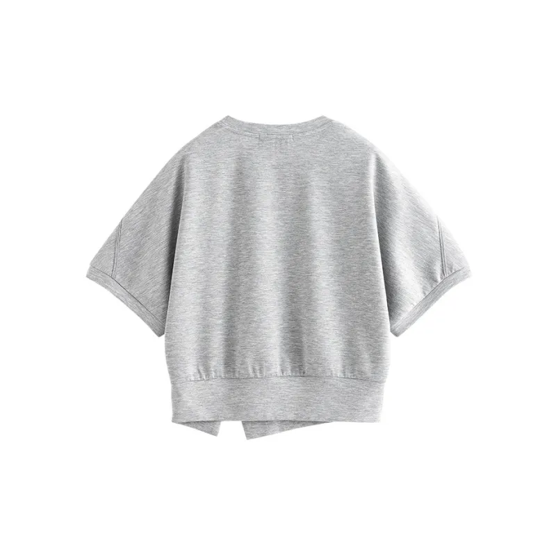 Initial Language Raglan Sleeve T Shirt Women's-2
