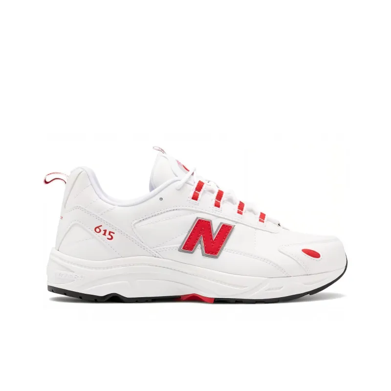New Balance 615 White/Red-1