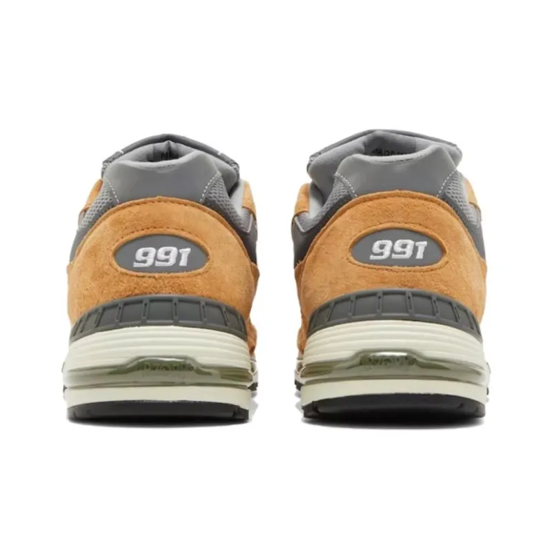 New Balance 991 MiUK Tan Grey Dark Grey-4