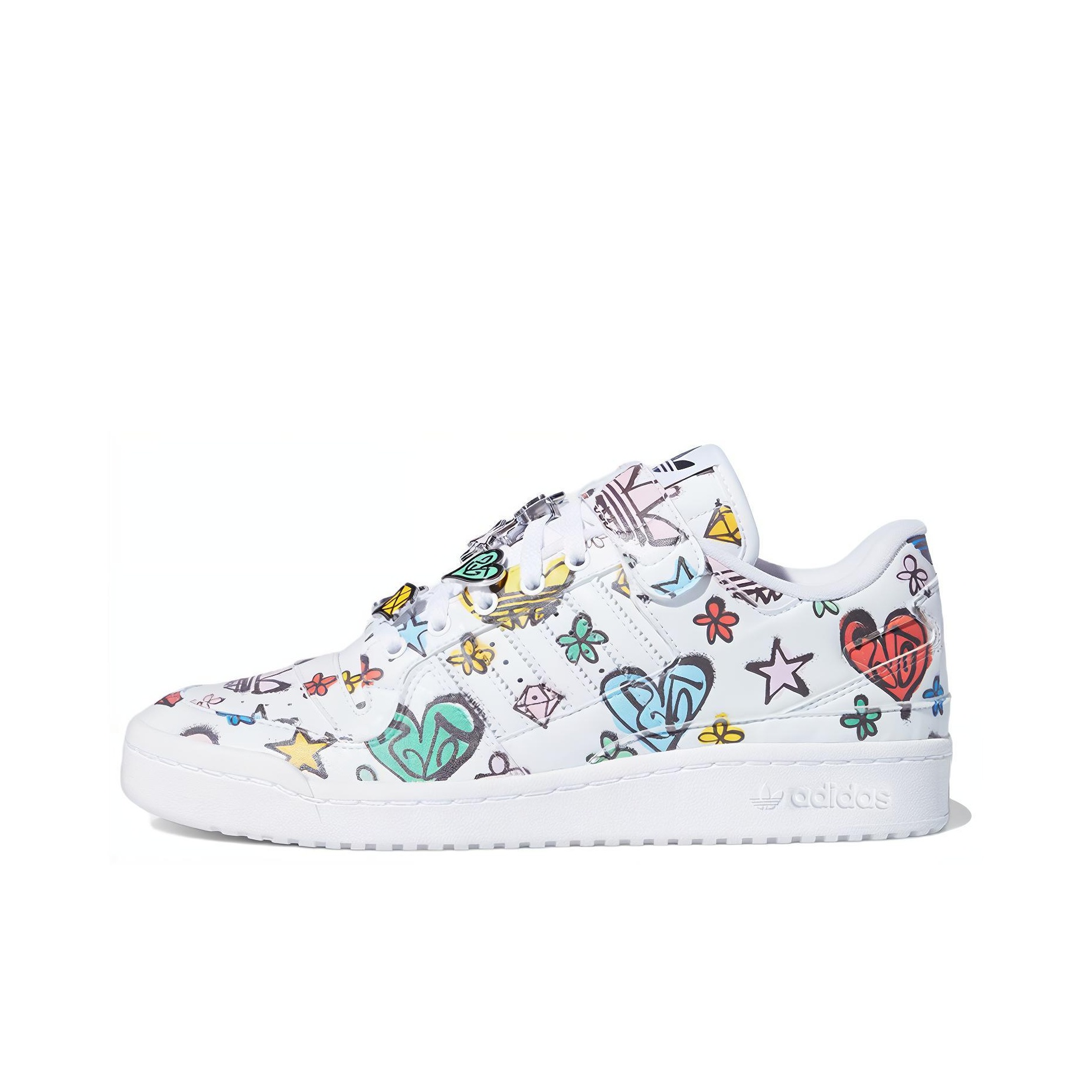 Adidas Originals Forum 84 Low Jeremy Scott Monogram Graffiti Adidas Originals Forum 84 Low Jeremy Scott Monogram Graffiti