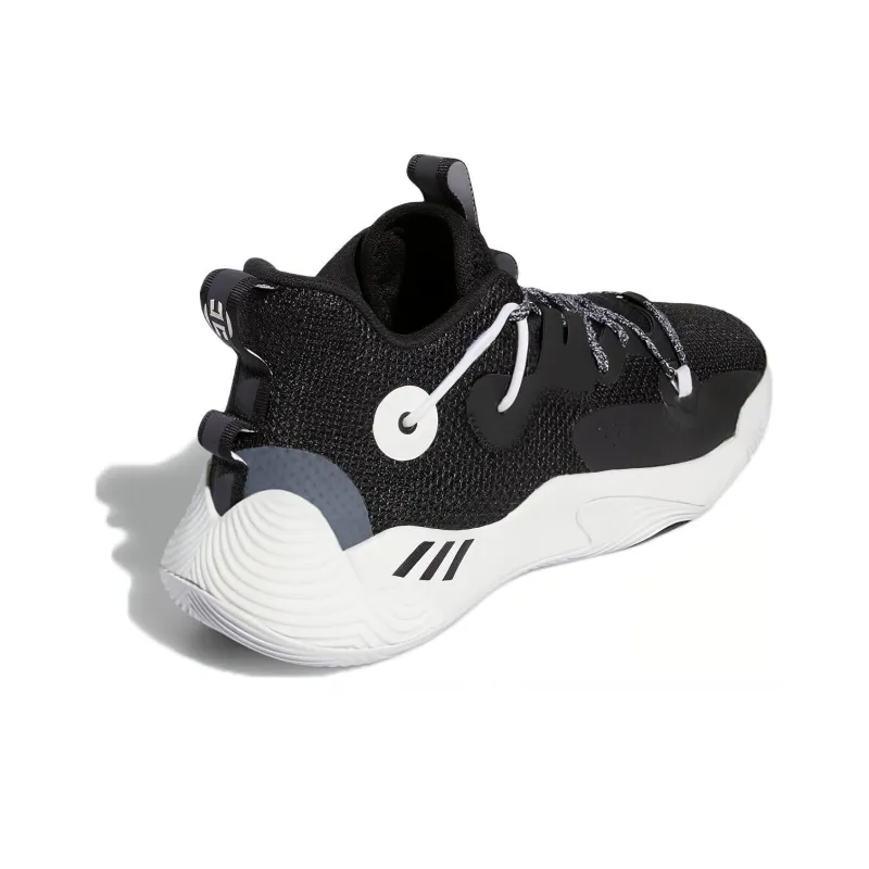 Adidas Harden Stepback 3 Black White-3