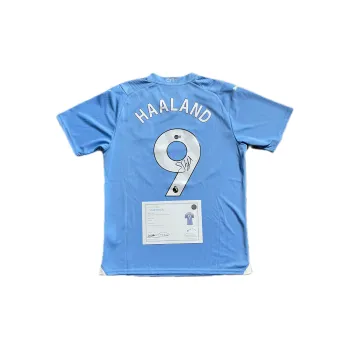EM Haaland Includes Certification Certificate Not Framed Football Jerseys