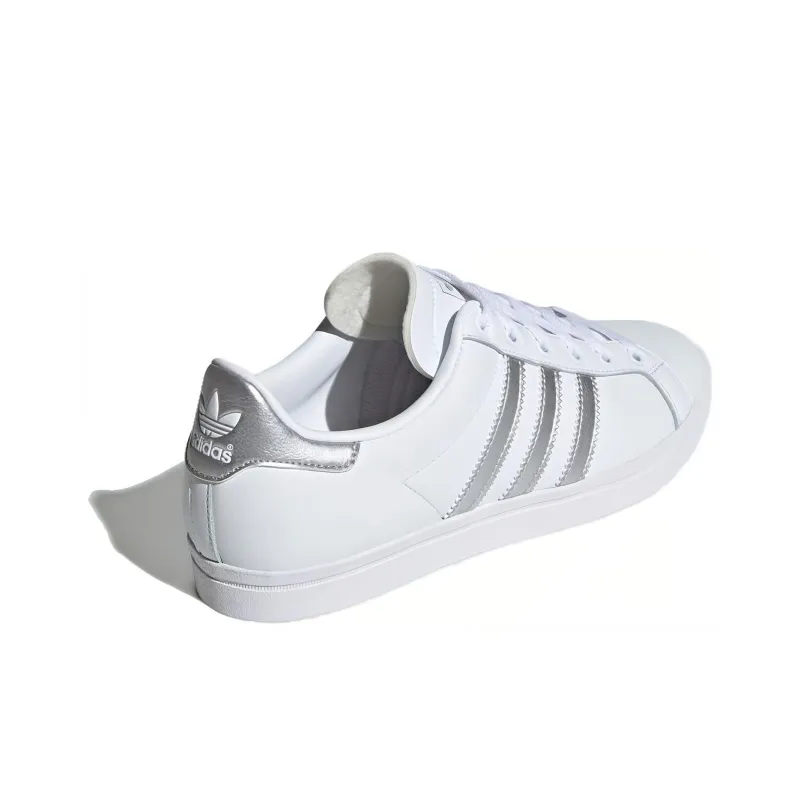 Adidas Coast Star White Silver Metallic Women's-3