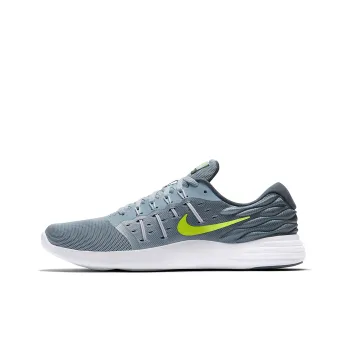Nike LunarStelos Cushioning Wear Resistant Low Top Casual Running Shoes Men's Gray
