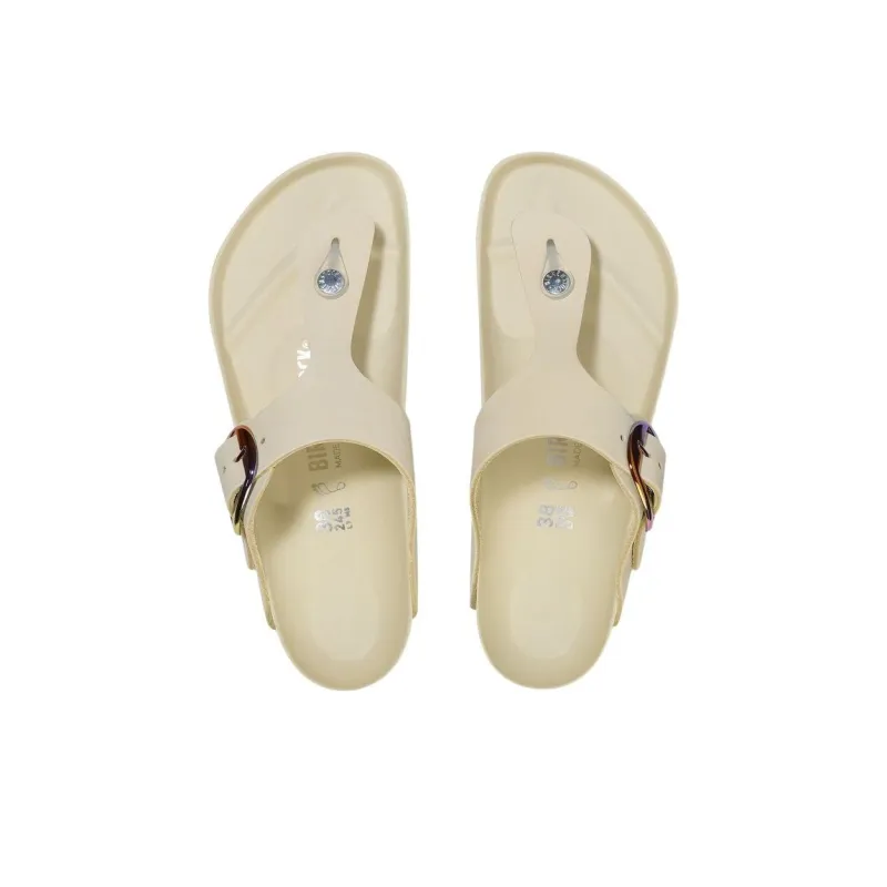 Birkenstock Flip Flops Women's Beige-4