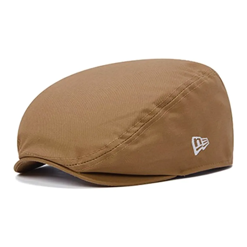 New Era Cotton Berets Unisex Brown-0