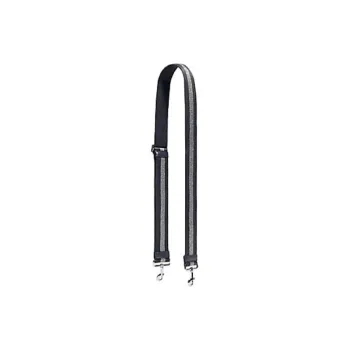 COACH Rayon Bag Accessory Women's Black & Metallic Silver