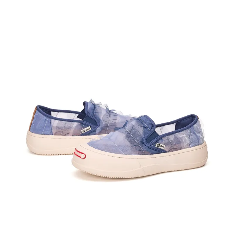 Joy&Mario Breathable Height Increasing Low-Top Skateboard Shoes Women's-11