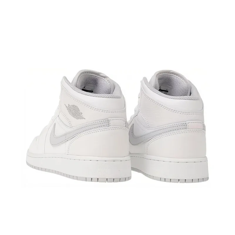 JORDAN 1 Mid 'White Platinum' Gs-2