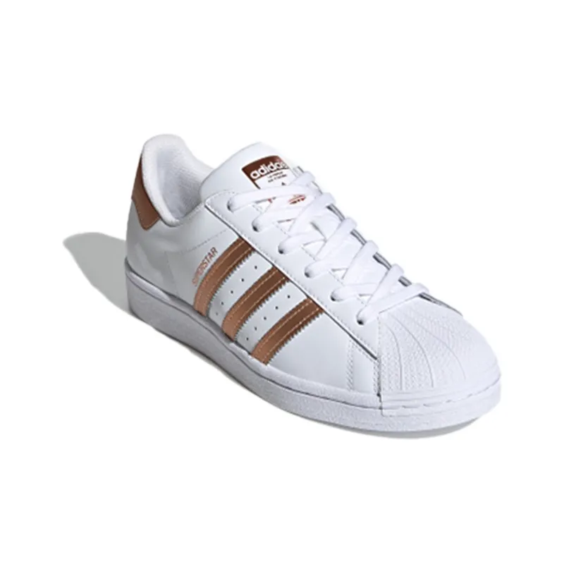 Adidas Superstar White Copper Metallic Women's-3
