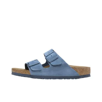 Birkenstock Arizona Soft Footbed Slide Slippers Unisex Blue
