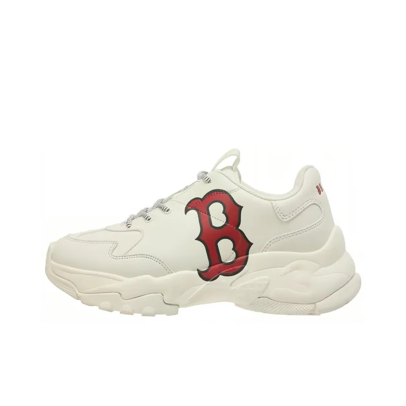 Disney x MLB Big Ball Chunky Cushioning, Abrasion Resistant, Height Increasing Low Top Chunky Sneakers Unisex White-0