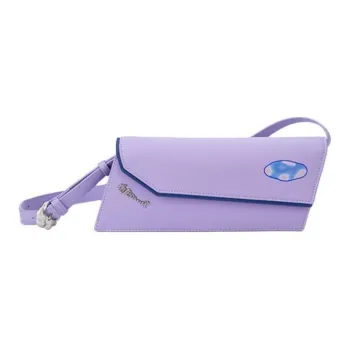 Xbreak Recycled Fabric Baguette Bag Handbag Shoulder Bag Small Size Women's Verbena Purple