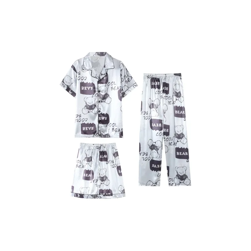 Lan Miao Pajama Set Men's Purple-4