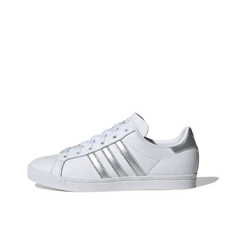 Adidas Coast Star White Silver Metallic Women's-0