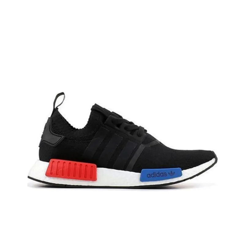 Adidas Nmd R1 Core Black Lush Red-1