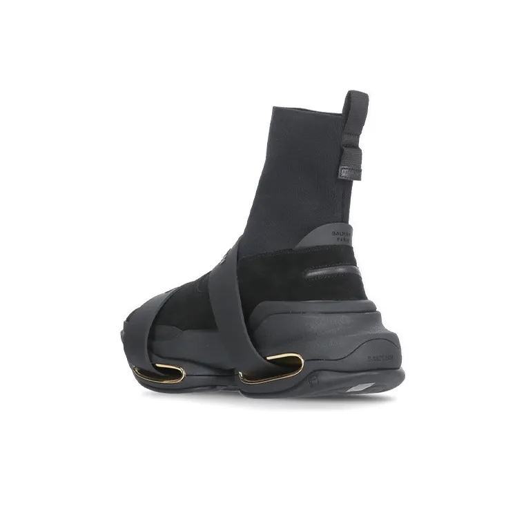 BALMAIN B Bold High Top Casual Shoes Men's Black-3