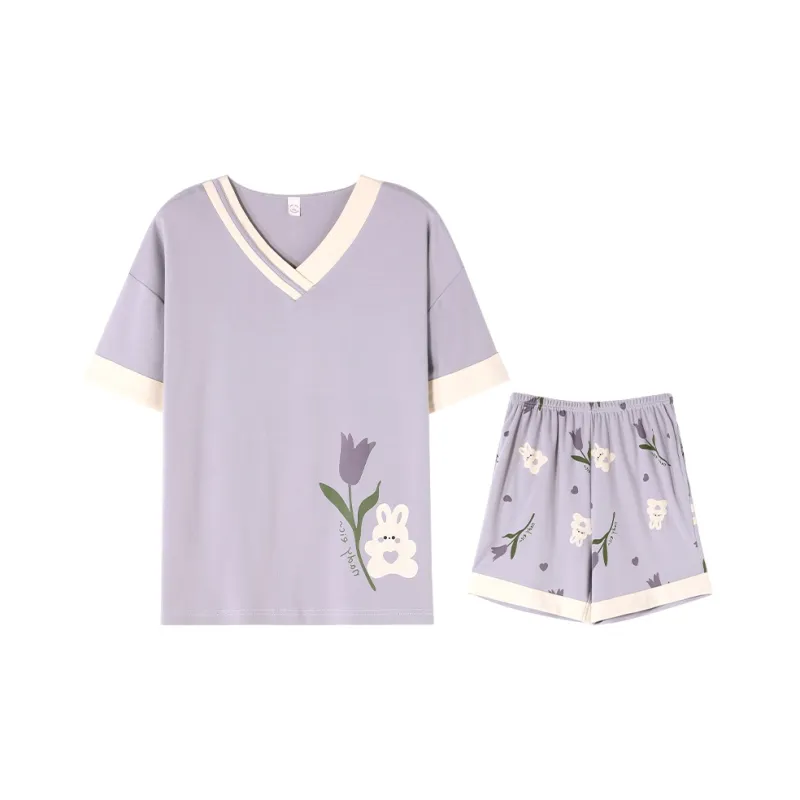 William Pajama Set Women's Purple-0