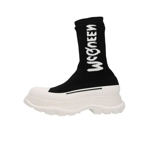 Alexander McQueen Tread Slick Ankle Boots Women