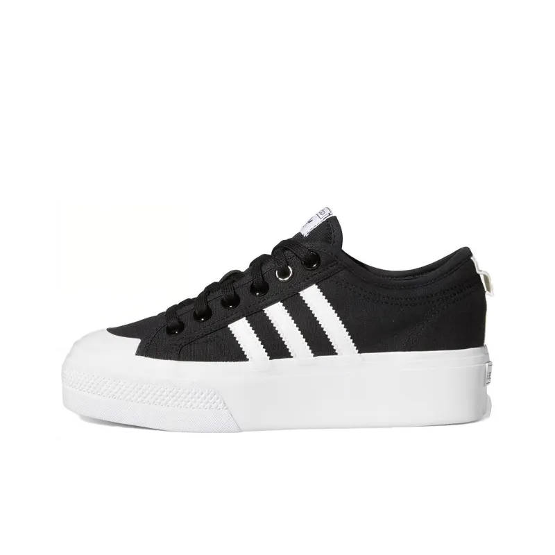 Adidas Nizza Platform Black Women's-0