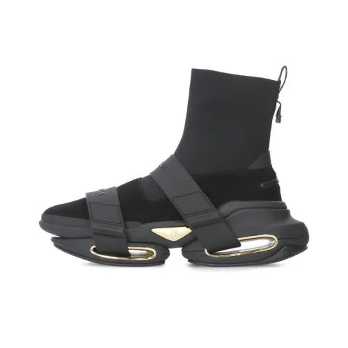 BALMAIN B Bold High Top Casual Shoes Men's Black