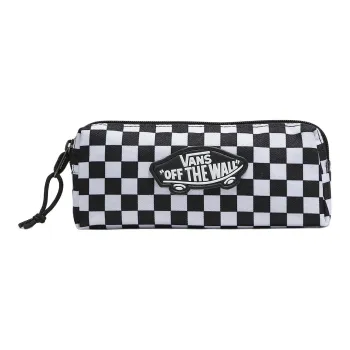 Vans Old Skool Recycled Polyester Pencil Bag Storage Bag Unisex Black White Checkerboard