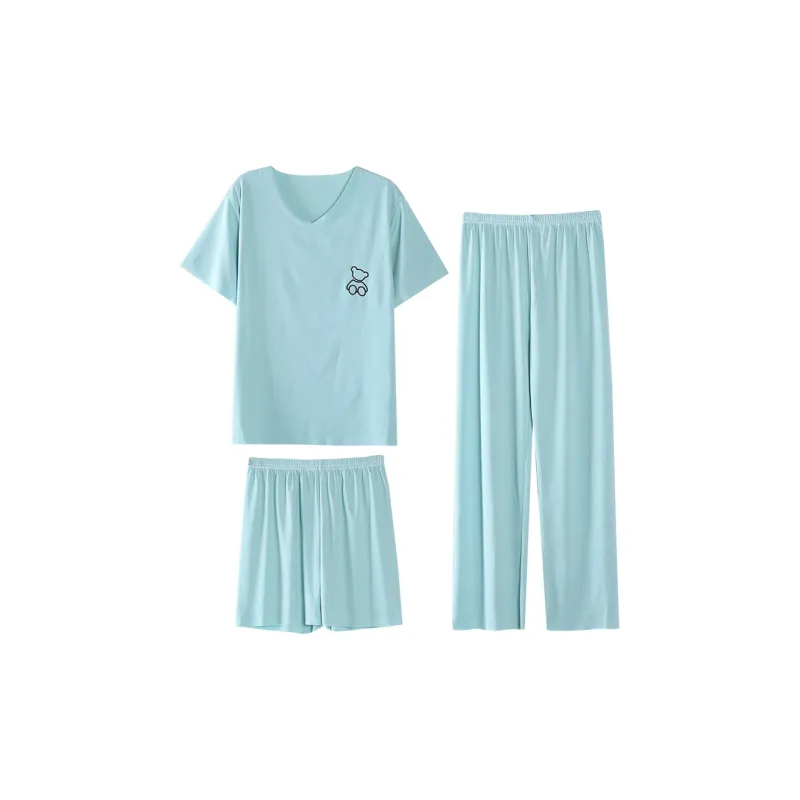 William Pajama Set Women's Light Blue-0