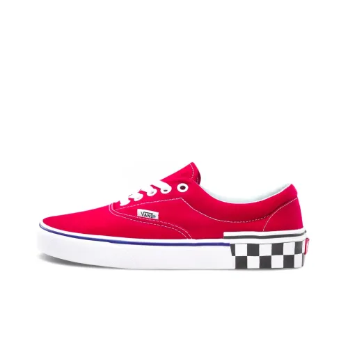 Vans Era 'Check Block - Tango Red'