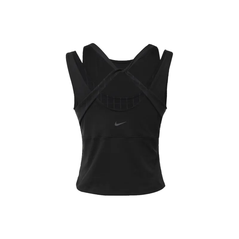 Nike Dri Fit Sleeveless Sports Shirts Women's Black-1