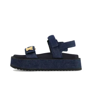 LOUIS VUITTON Sunset Beach Sandals Women's Blue