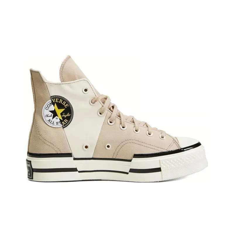 Chuck 70 Converse High Plus 'Logo Collage Beach Stone'-1